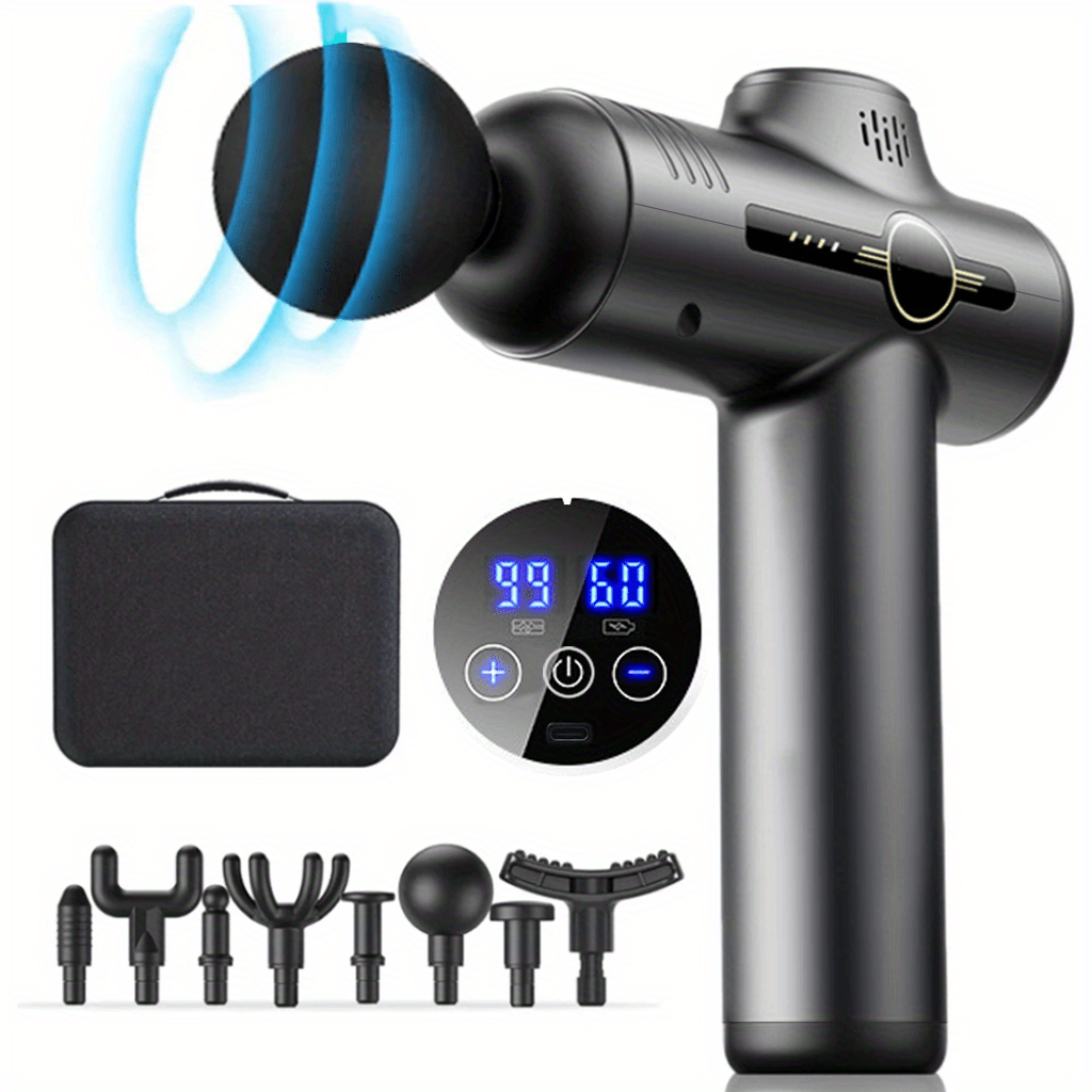 Massage Gun - Pistola de masaje de 99 niveles,