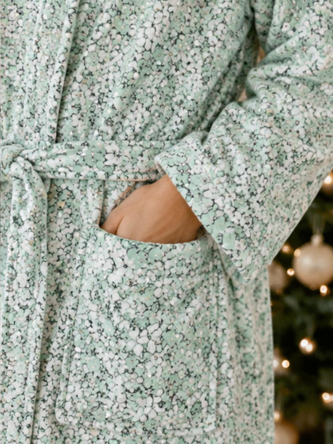Bata de forro polar coral con  - Bathrobe reseña y precio