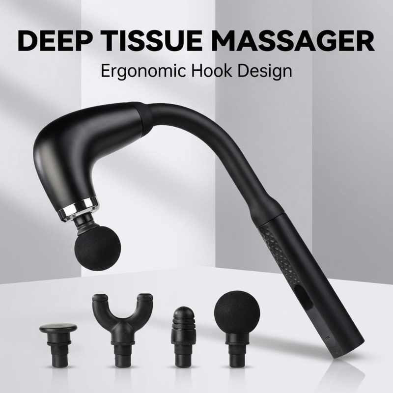 Pistola de Masaje Muscular Elé - Massage Gun reseña y precio