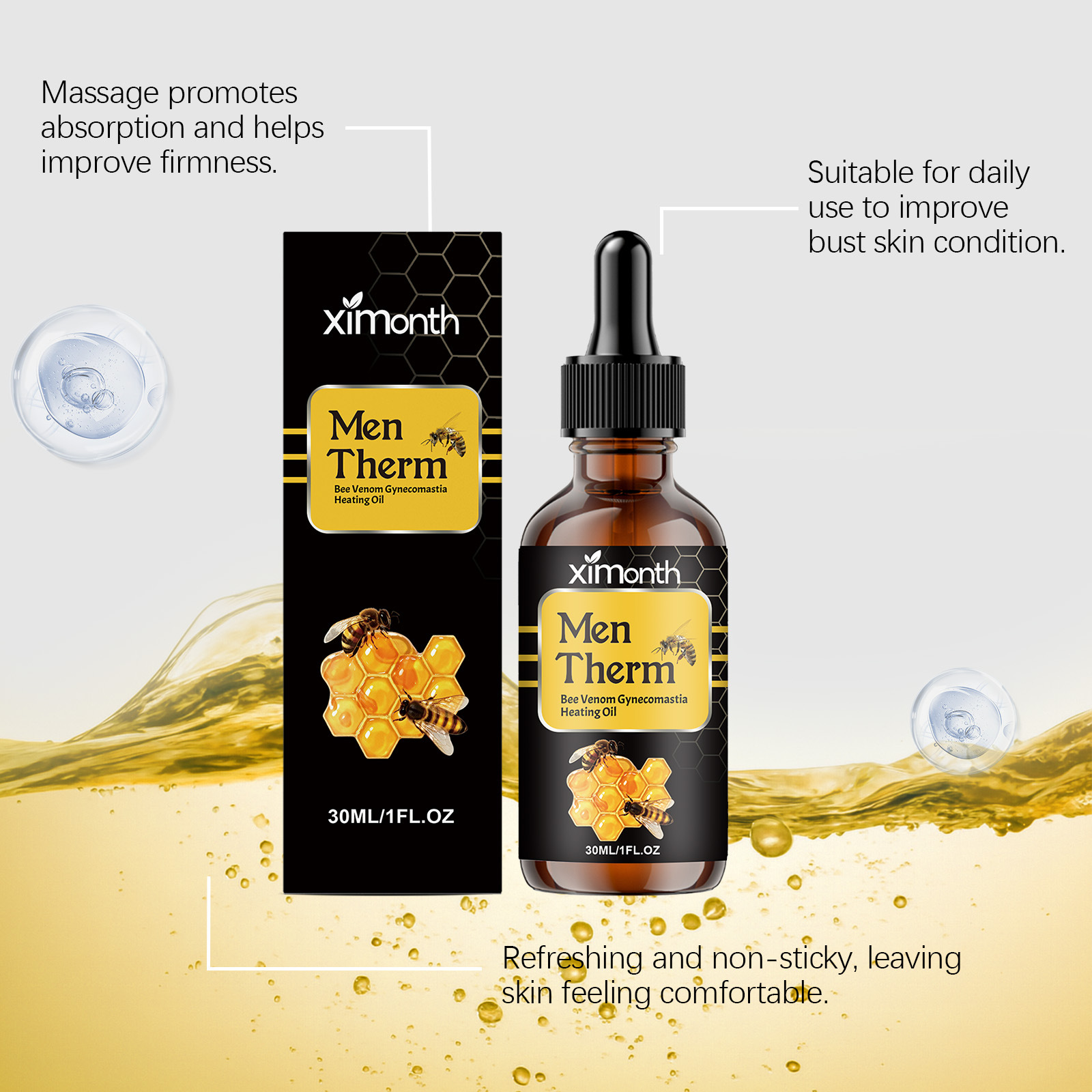 Suero Moldeador de Pecho para  - Body Oil reseña y precio