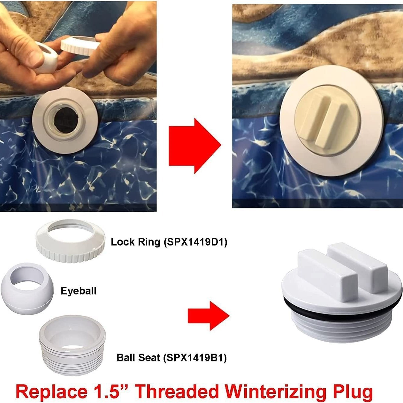 Tapón de drenaje con filtro de - Hot Tub reseña y precio