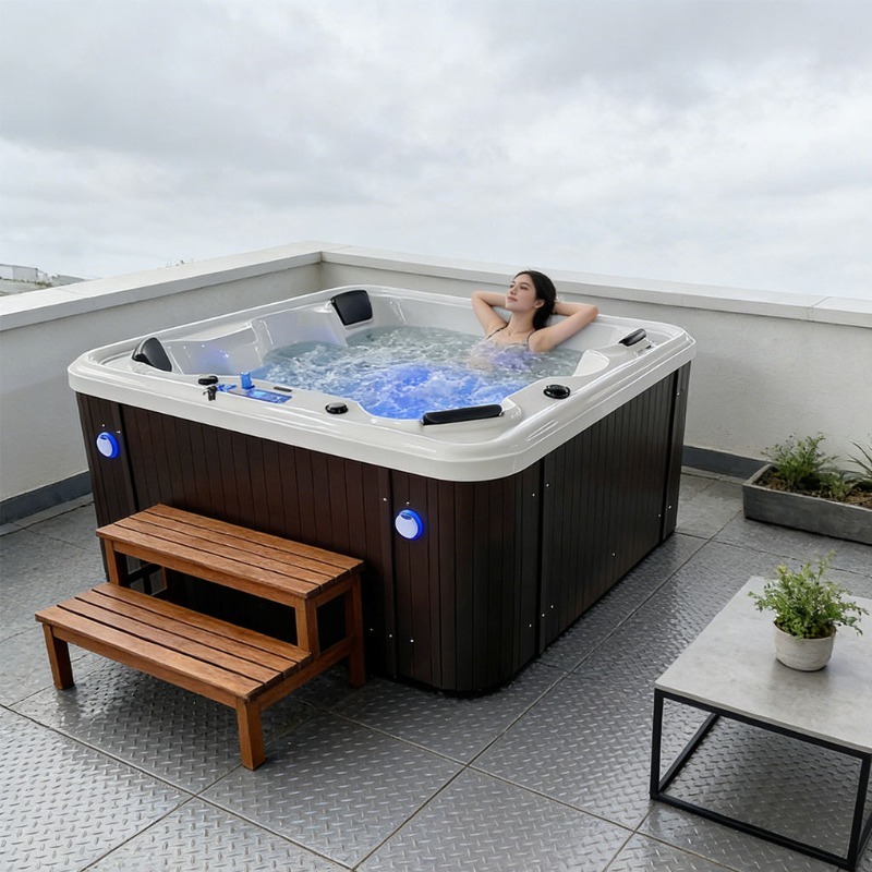 Bañera de Hidromasaje Acrílica - Hot Tub reseña y precio
