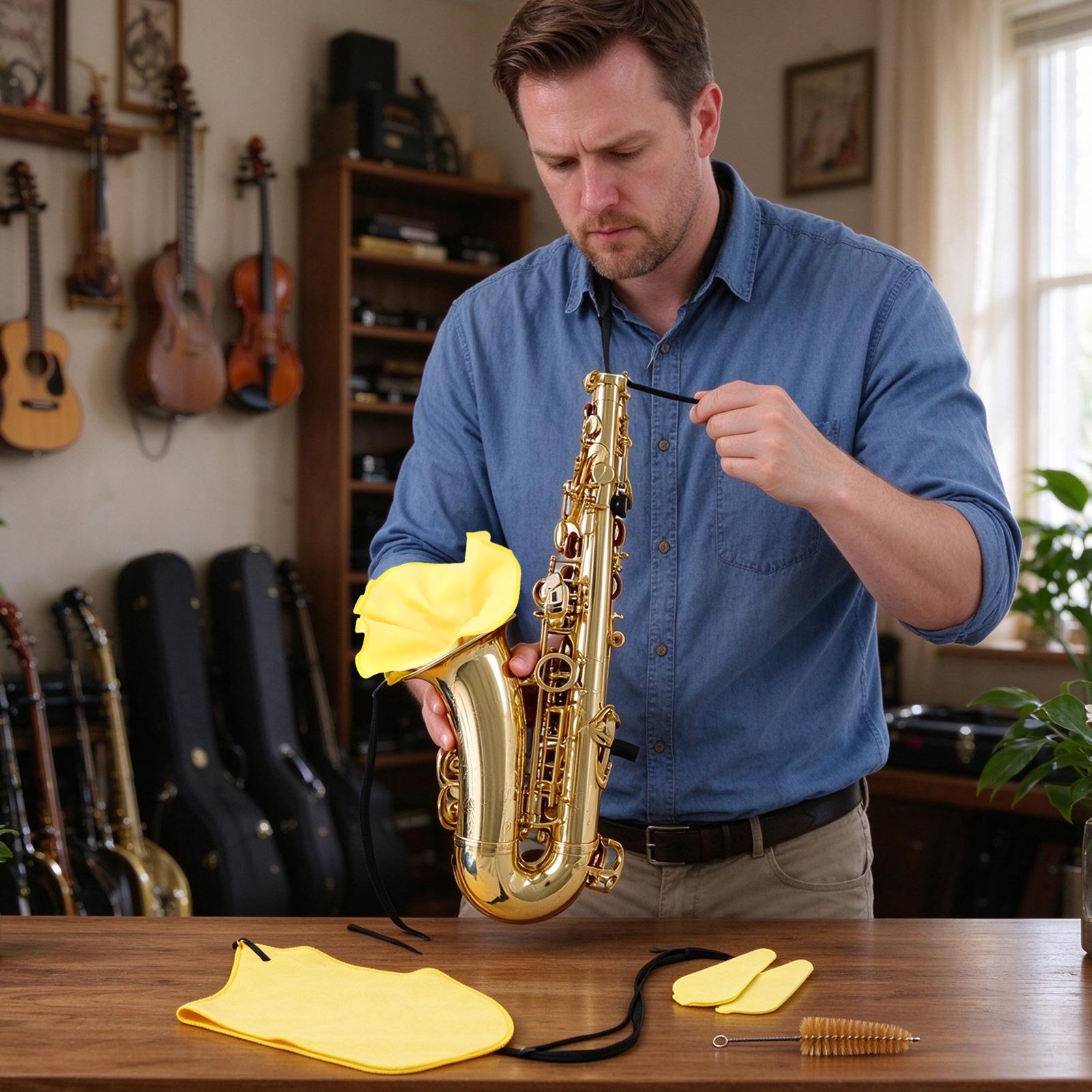Kit de limpieza para saxofón,  - Body Brush reseña y precio