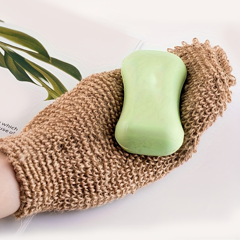 Guantes exfoliantes de doble c - Spa Massager reseña y precio
